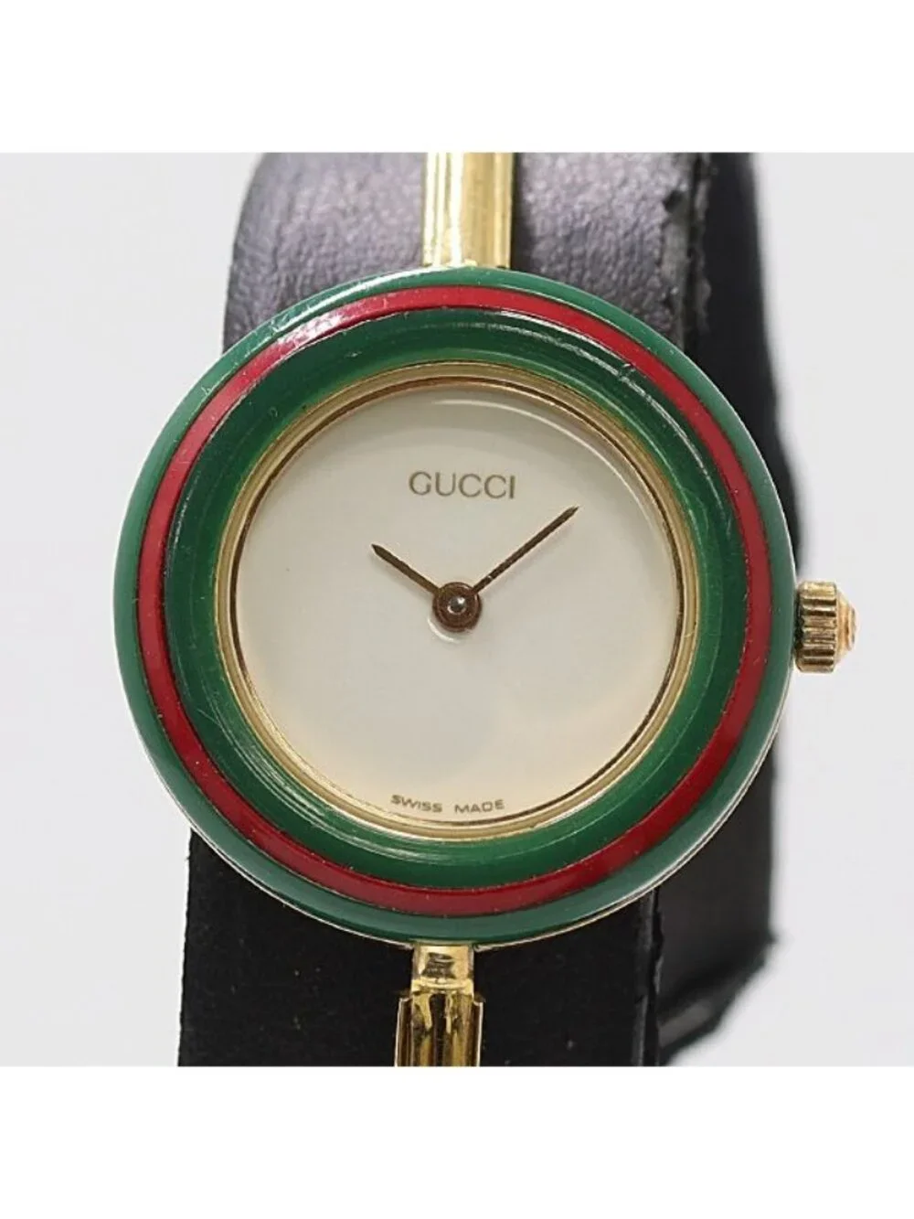 Gucci Change Bezel Watch 11 12.2 Quartz White Dial - Picture 2 of 5